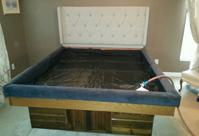 Charlotte NC Oak Frame Waterbed