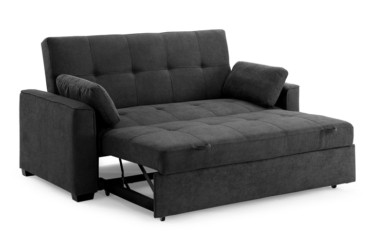 sofa sleeper in charcoal